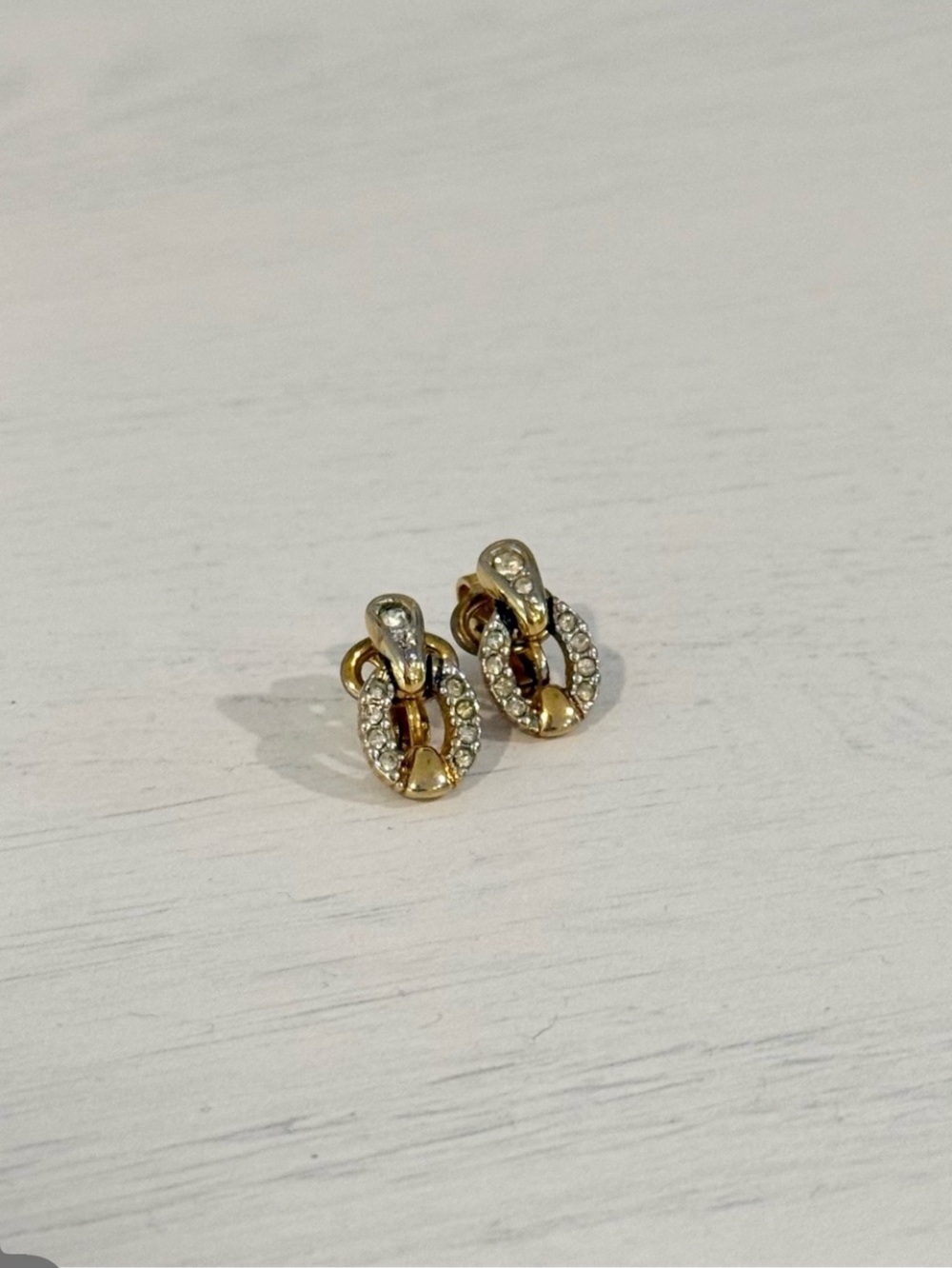 Nina Ricci Vintage Crystal Earrings